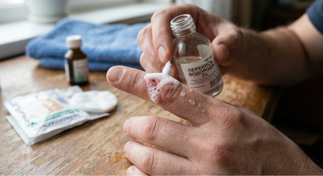 Ошибки в выборе антисептических средств